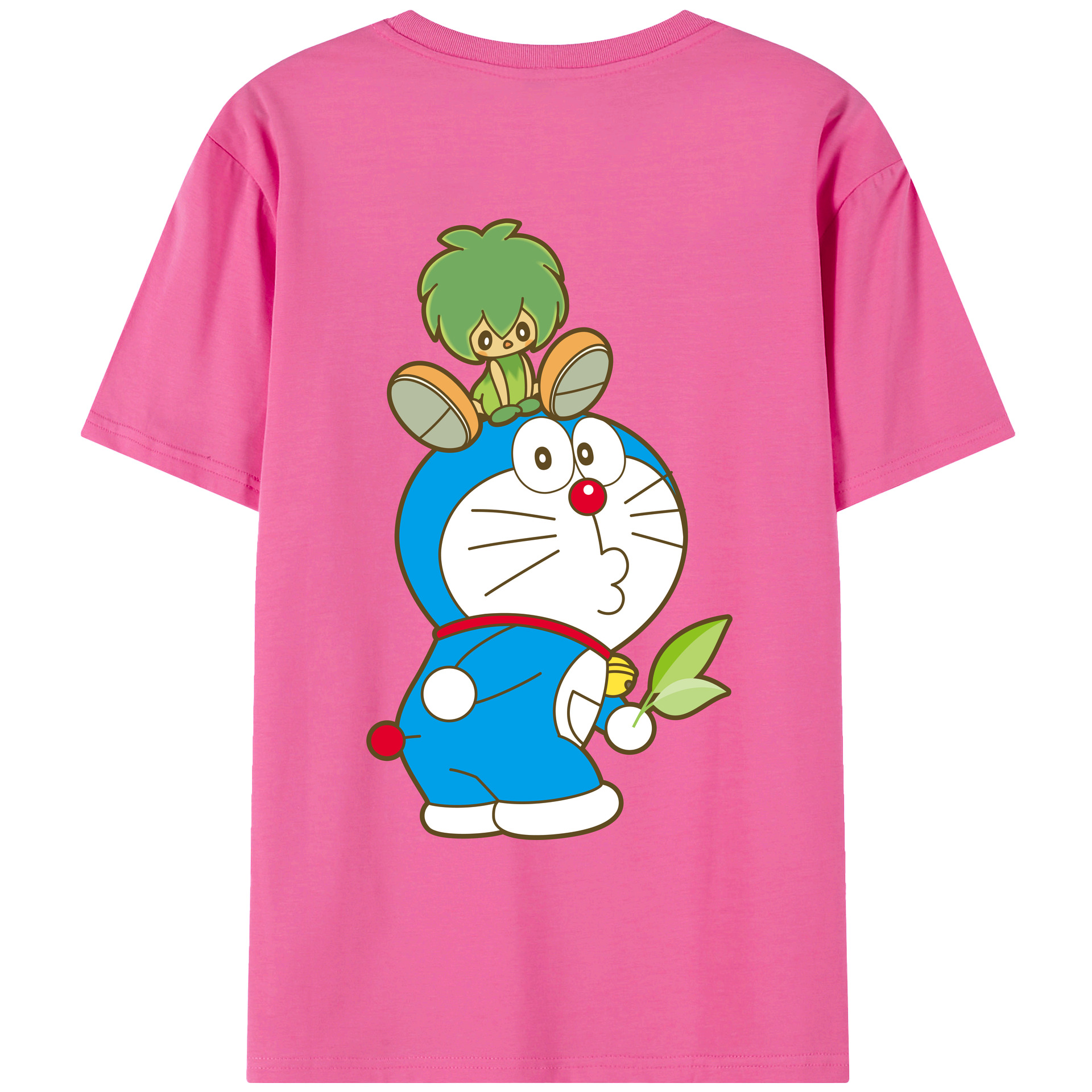 （画像用） ドラえもん Doraemon レディース半袖Tシャツ(バックプリント)